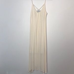 Cream Midi Dress